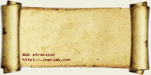 Gala Rakovac vizit kartica